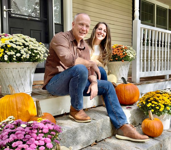 Peter Durant with his wife Kate Campanale